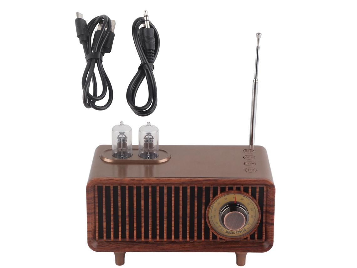 Altifalante Bluetooth LAXISCREED com Rádio Vintage