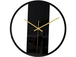 Relógio De Parede Em Acrílico, Decoração Preta, Decoração Para Casa, Pequeno Relógio De Parede Decorativo, Silencioso, Gokoco