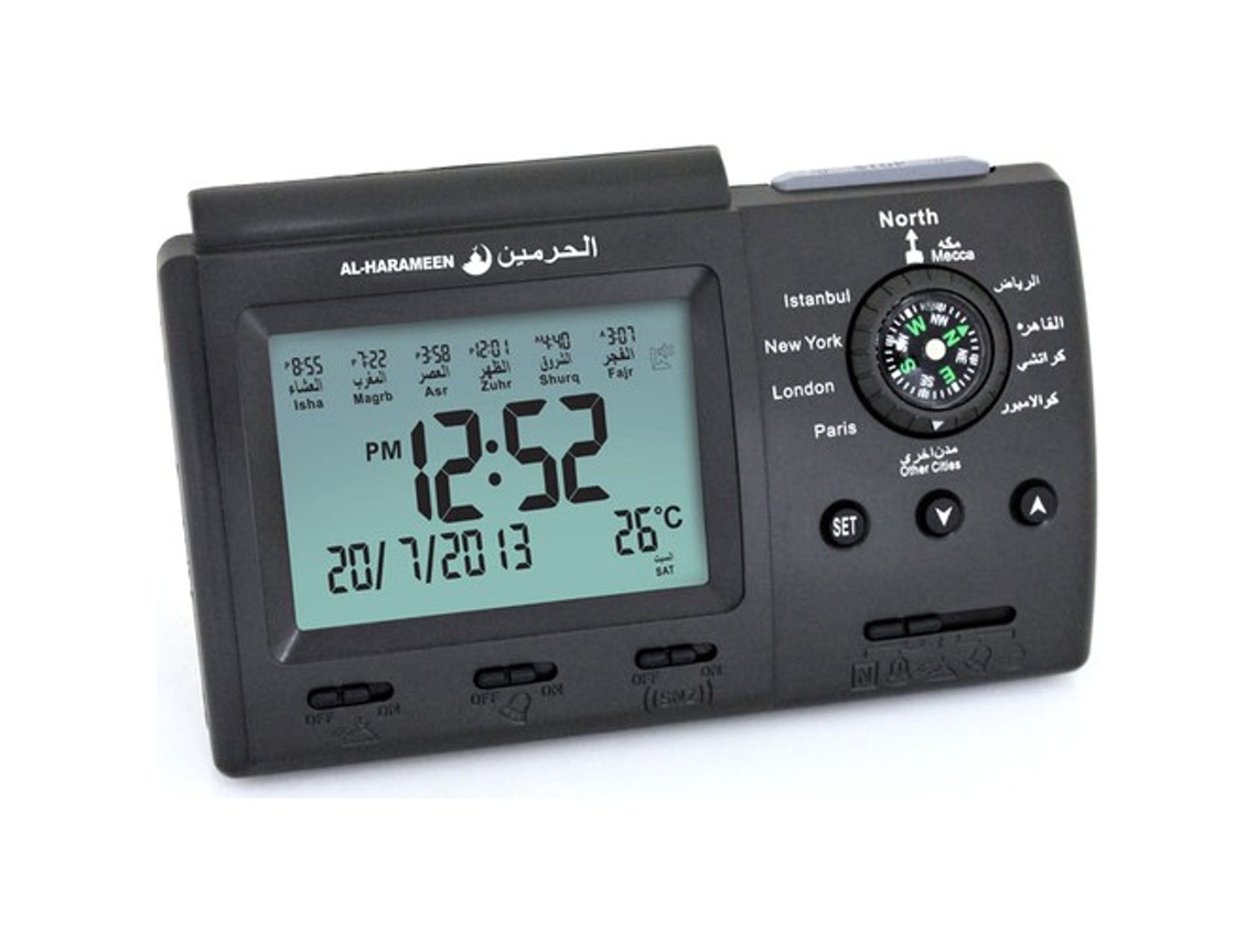 Relógio Digital Automático Preto