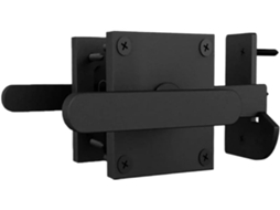 Fechadura De Porta Jardim 19x14x6cm, Trava Dupla De Alumínio Resistente Para Portões E Cercas