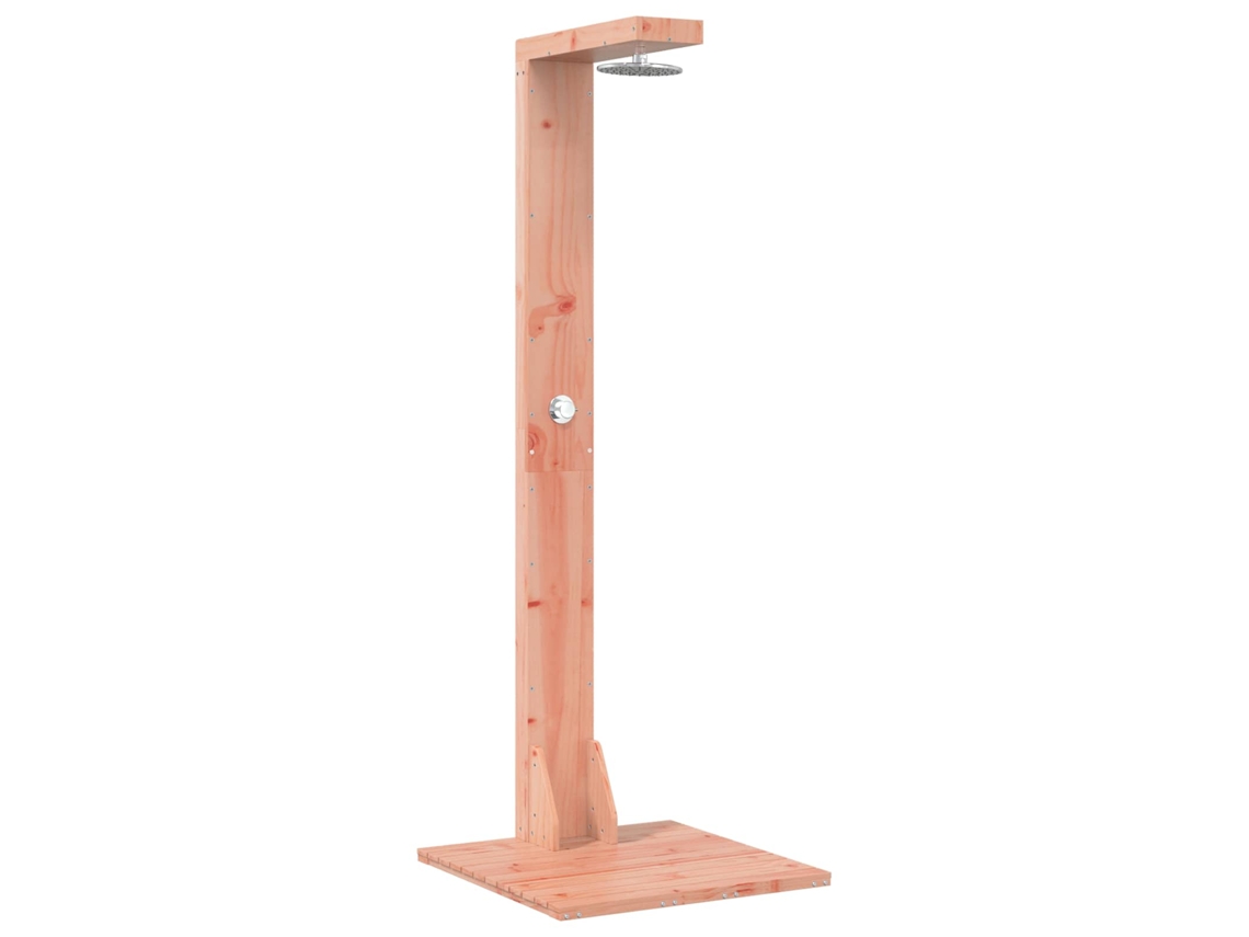 Conjunto 1 Chuveiro Externo Vidaxl Castanho Douglas Maciço (75 X 76 X 210 Cm)