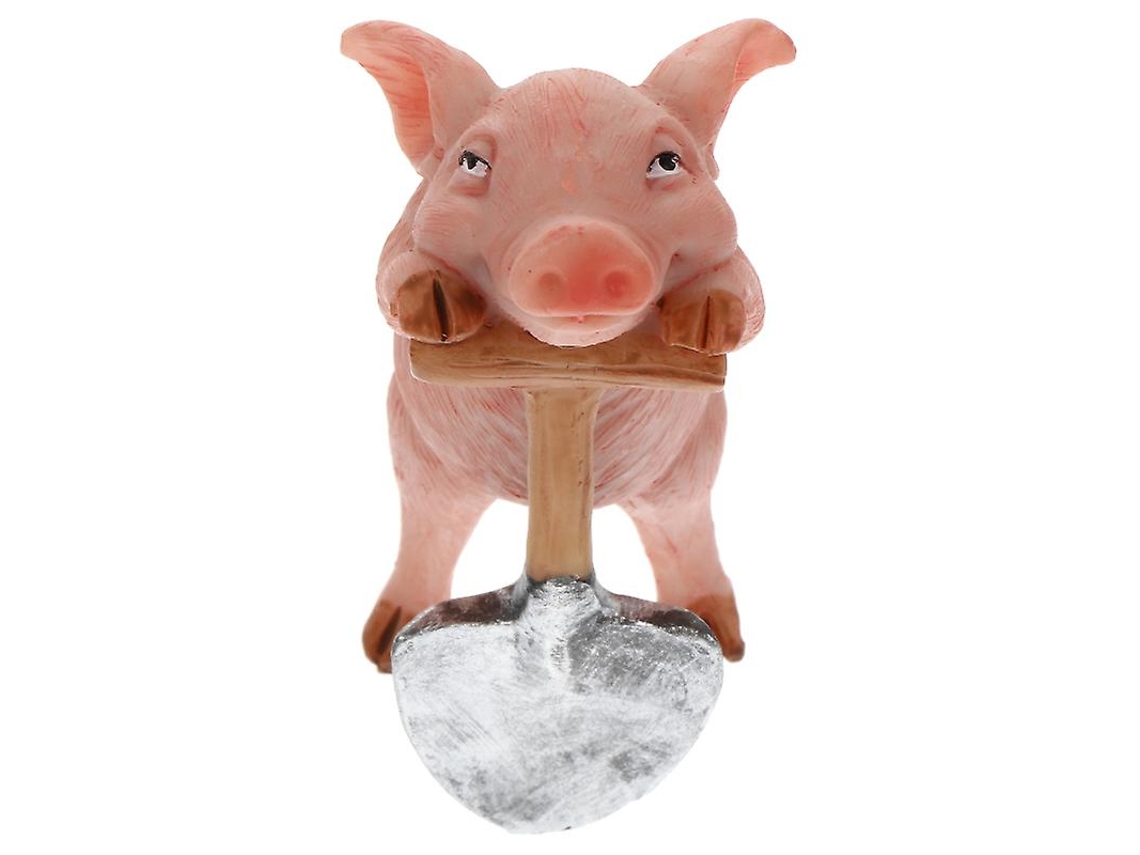 1Pcs Estatueta de Porco de Resina ALLINLESS