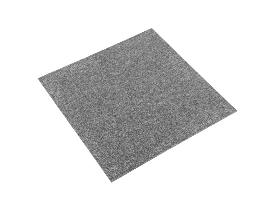 Vidaxl Tapete 20 Unid. Cinzento 50 X 50 Cm 100% Polipropileno