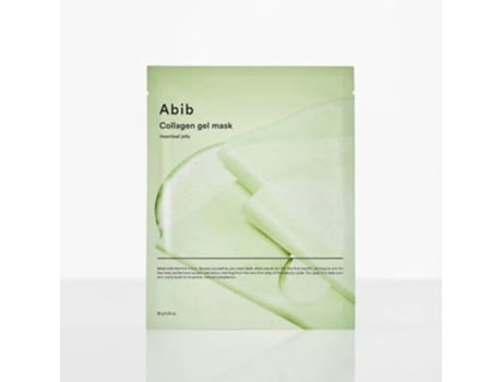 Máscara de colágeno em gel com folhas de coração Abib