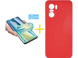 Capa + 2 Películas para Xiaomi MI 11I SKYHE Vermelho