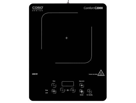 Placa de Indução CASO Comfort C2000 (Nº de queimadores: 1) — Queimadores: 1 / Largura: 29 cm
