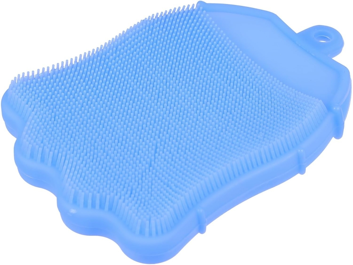 Lurelia Escova De Banho Para Bebé, Silicone Macio, Massagem Suave E Portátil, Uso Diário Suave