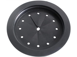 Filtro De Ralo Para Pia Cozinha, Rede, 147 Mm, Preto, Com 12 Furos