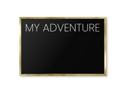 Magnetic Board My Adventure For The Living Room Espelharte (60x40 Cm)