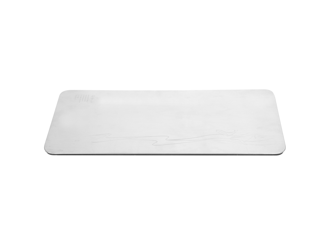 Prato de Sushi Retangular Aço Inox 304 LAXISCREED