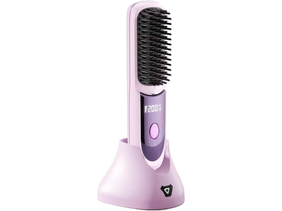 Escova Alisadora De Cabelo Sem Fio