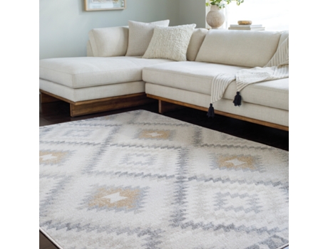 Tapete LIVABLISS Escandinavo Boho Cinza/Bege 200x275