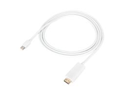 Cabo Adaptador (suporta 3d, Suporta 2k) Mini Dp Para Hdmi 1.8m Cabo Adaptador Mini Displayport Para Hdmi