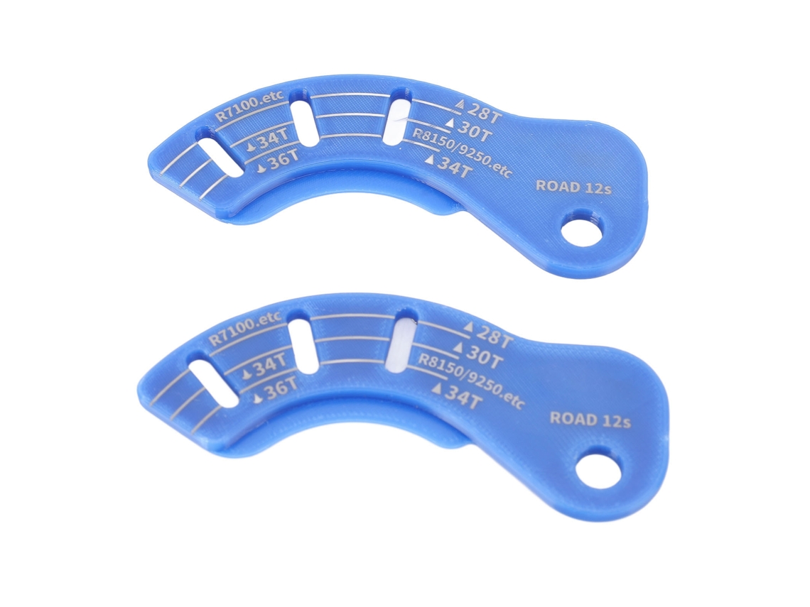 Calibrador Ajuste Cambio Traseiro Bicicleta 12 Velocidades Ferramenta Plástica 2pcs