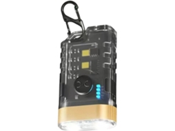 Lanterna Led Recarregável De Pequeno Porte Para Uso Externo Com 9 Níveis De Brilho | Para