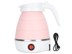 Lurelia Chaleira Elétrica Dobrável De Silicone Portátil 600 W Para Uso Doméstico (ue, 220-240 V, Rosa)