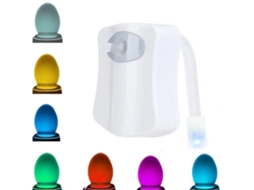 Luz Noturna de Led para Vaso Sanitário com Sensor de Movimento e Detecção Presença Humana BRILVIBERA