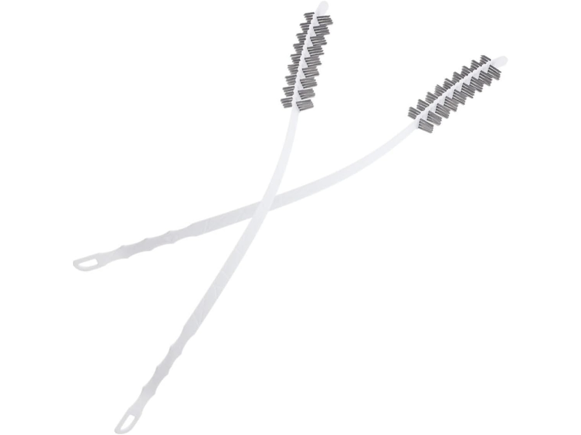 Coheali Conjunto De 2-escovas Limpeza Para Máquina Lavar Roupa Com Cabo Longo, Material Pp, Brancas, Adequadas Para