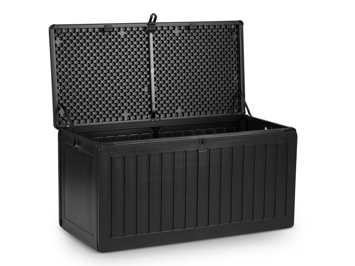 Caixa De Jardim 109 X 51 X 55 Cm 270 Litros Preta Plonos