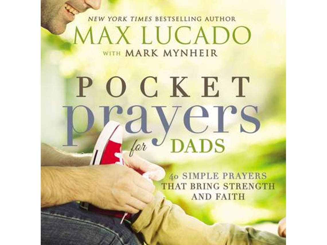Livro pocket prayers for dads de max lucado (inglês)