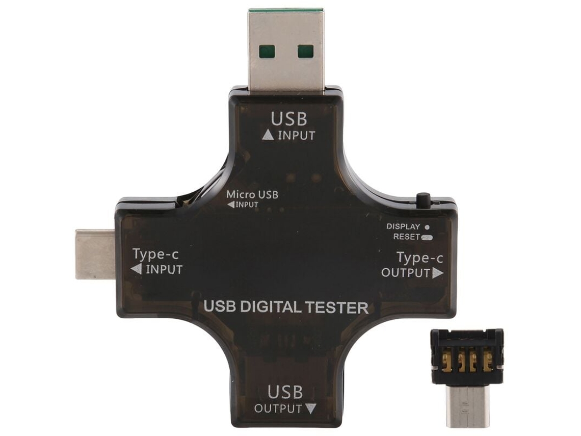 Lurelia Testador Usb-c, S10, 5 A, Qc3.0 Para Carga, Tensão E Corrente