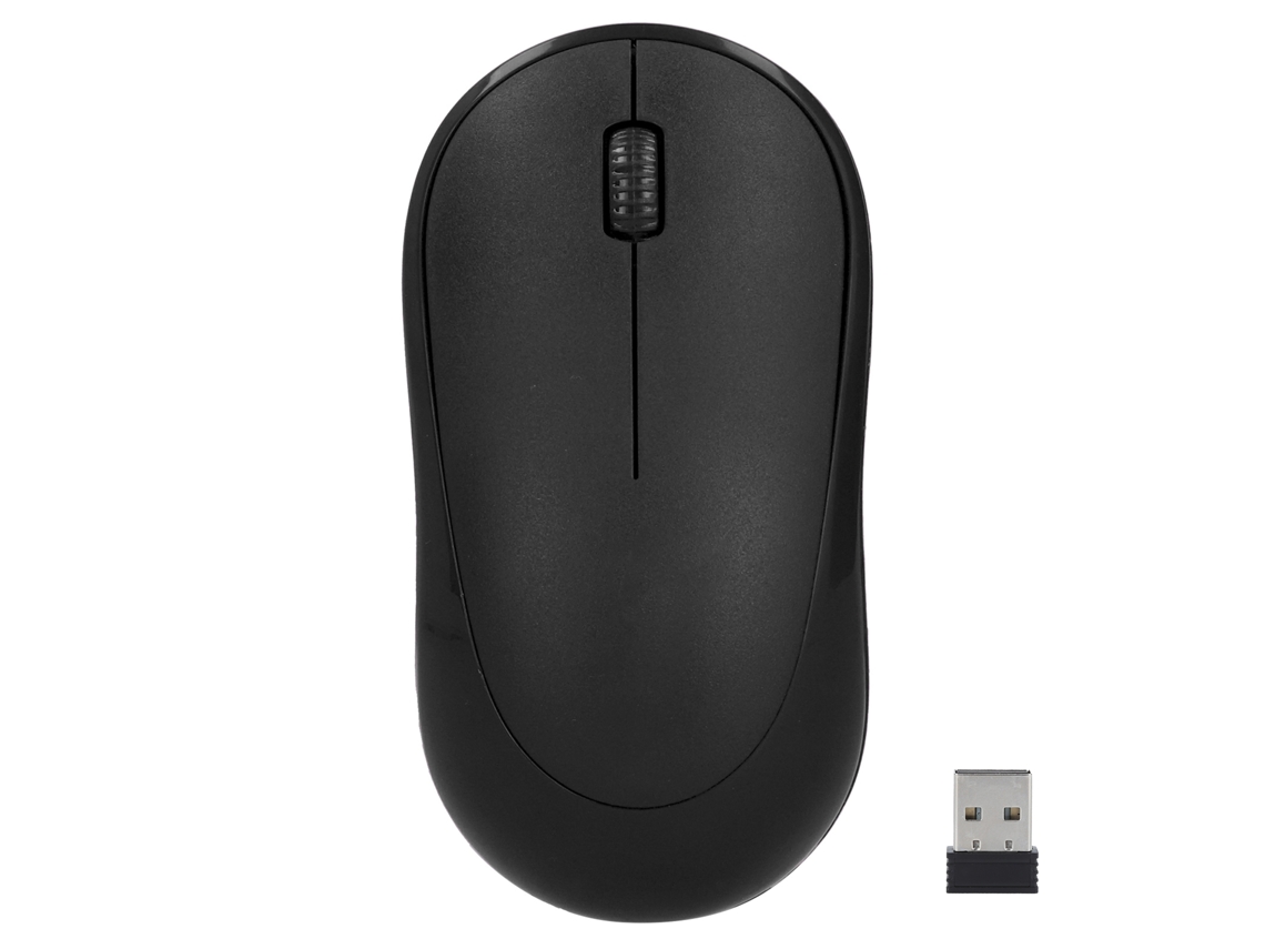 Mouse Óptico Sem Fio Ultra Fino Economizador De Energia 2.4ghz Y6 Preto