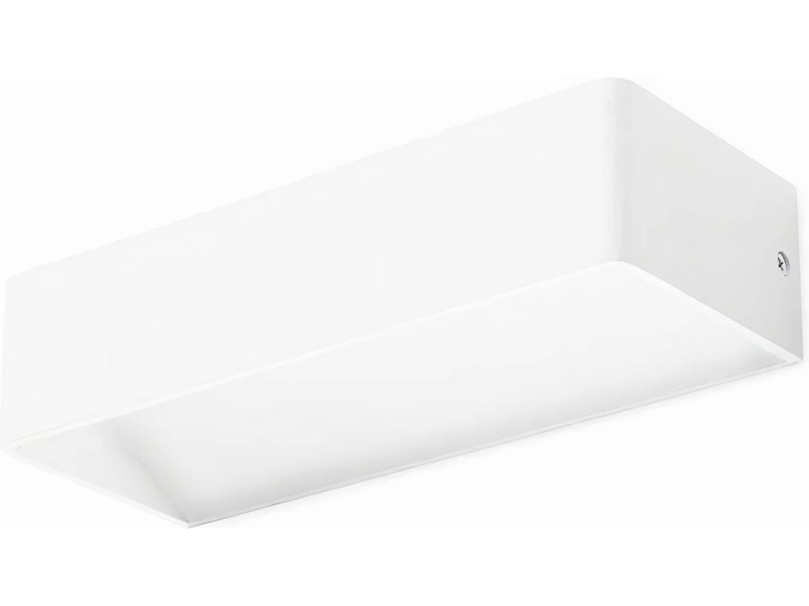 Forlight Toppi - Aplique 250x10x60mm, Alumínio, Cor Branco, Led, Máx 11.5w