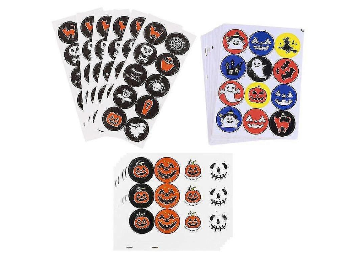 30 Folhas De Adesivos De Halloween Para Decorar Ly Ebike