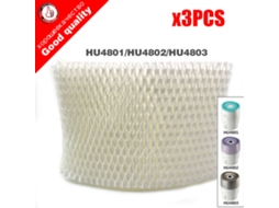 Venda superior 3 pçs filtros umidificador de ar adsorver bactérias e escala para philips hu4801 hu4802 hu4803 hu4811 hu4813 humidifie