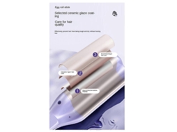 Modelador De Cachos Deep Wave 32mm Com 5 Temperaturas Ajustáveis, Aquecimento Rápido E Função Crisping Plugue Ue Hengjian
