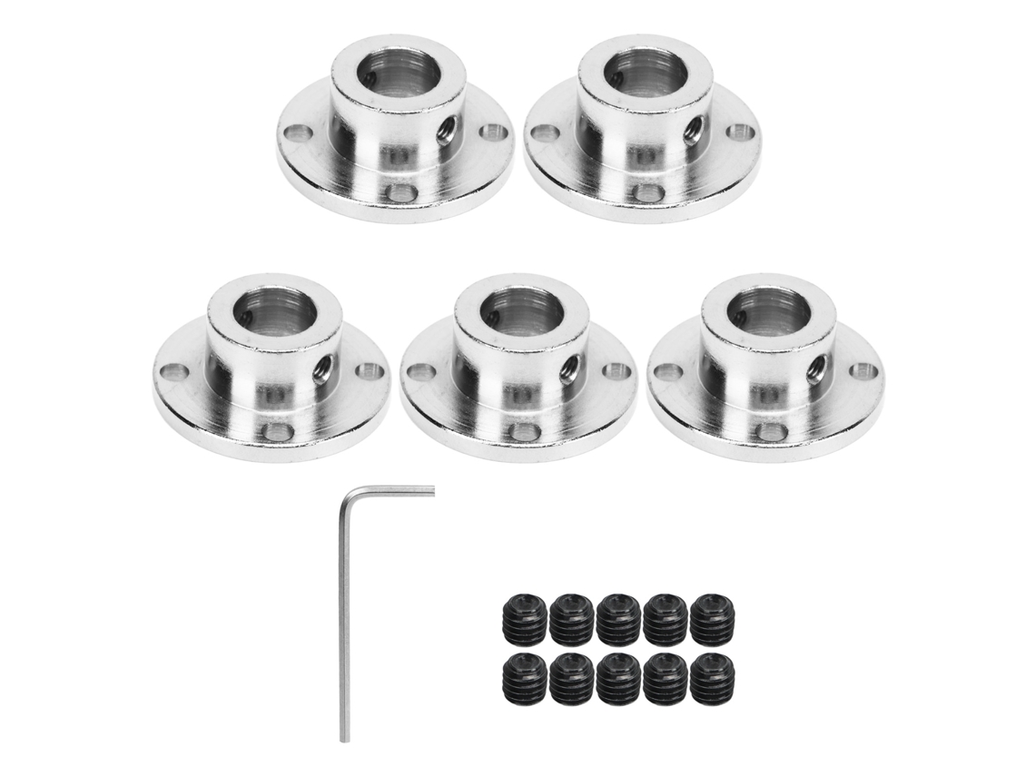 Mali 5pcs Acoplamento de Flange Rígido 11mm Conector Acessório para Motores Rc Diy Eixos Acessórios