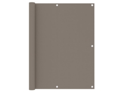 Vidaxl Tela De Varanda 120x600 Cm Tecido Oxford Cinzento-acastanho
