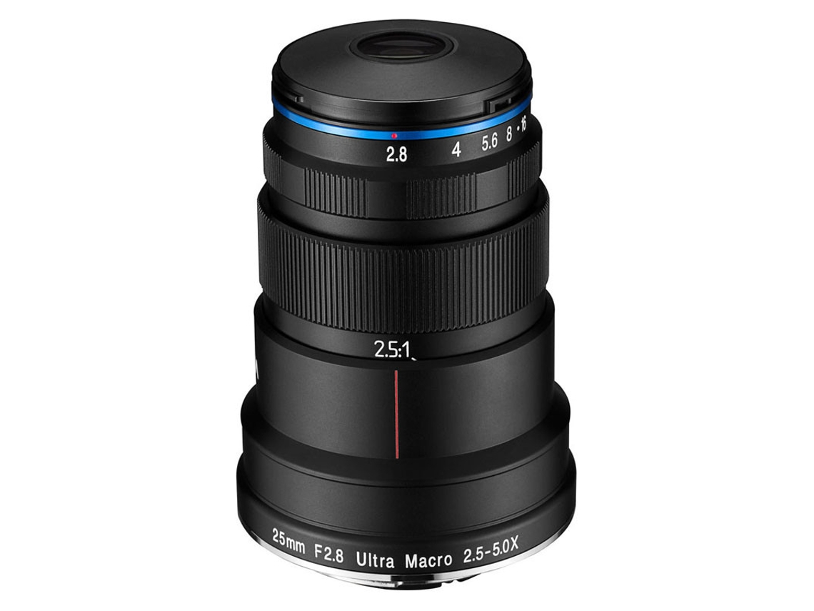 Lente Macro Ultra LAOWA 25mm F/2.8 2.5 5x Compatível com Montagem L