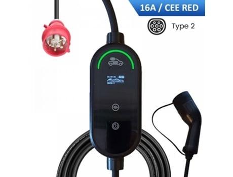 Carregador Portátil Vebox T2 Trifásico Ajustável de 6A a 16A 11Kw Bolsa I9CHARGE
