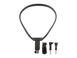 Suporte retrátil para câmera de ação e celular, ideal para selfies e como acessório de vídeo.