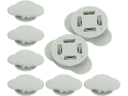 Conjunto de 8 Prendedores Lençol para Fixar Edredons e Lençóis Elástico. Canto Antiderrapantes Camas CHABERLU
