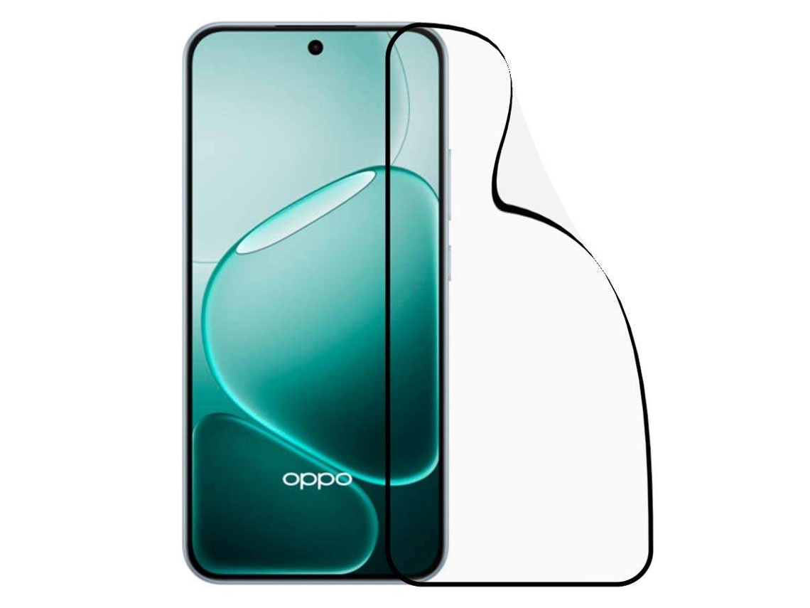 Película De Vidro Temperado Completa Inquebrável Preto Para Oppo A6