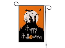 Bandeira de jardim de Halloween, decoração externa de Halloween para pátio e jardim nesta época festiva.
