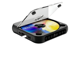 Reprodutor De Cd, Conectividade Bluetooth, Design Portátil, Preto