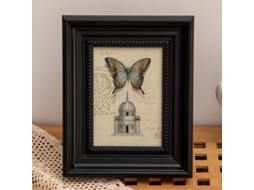 Quadro De Mesa, Estilo Europeu, Preto Pérola, 10 Polegadas, Diâmetro Interno 20,3 * 25,3 Cm (sem Fotos)