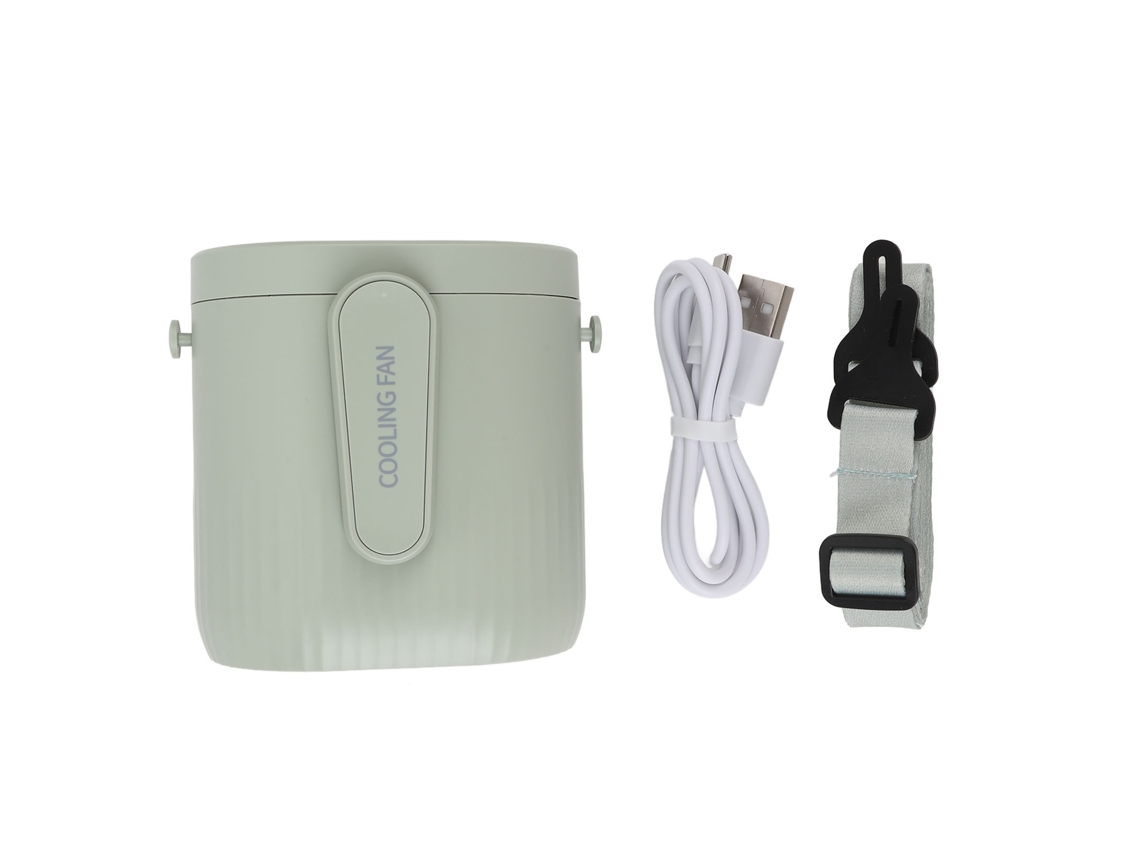 Ventilador Cintura Recarregável 4000mah 3 Velocidades