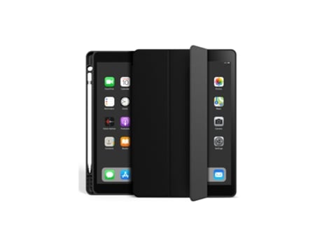 Capa para Samsung Galaxy Tab S9 Plus / S9 Fe Plus Folio Reforçado com Função de Suporte Magnético Preto EIGER