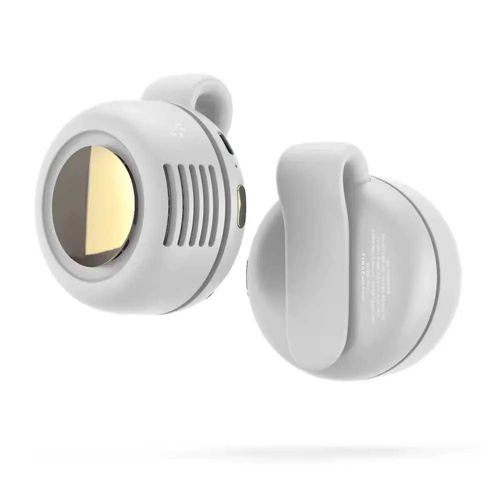 Ventilador Portátil MDUG com cinco velocidades, suporte para celular e visor, bateria de 1800mAh