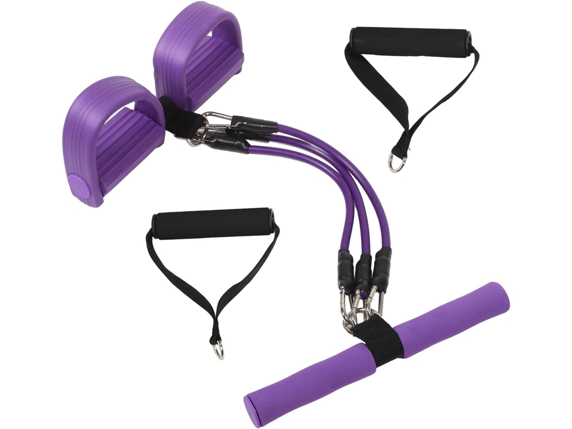 Aparelho De Exercícios Abdominais Supvox Com Pedal E Faixa Elástica Resistência Multifuncional Para Yoga