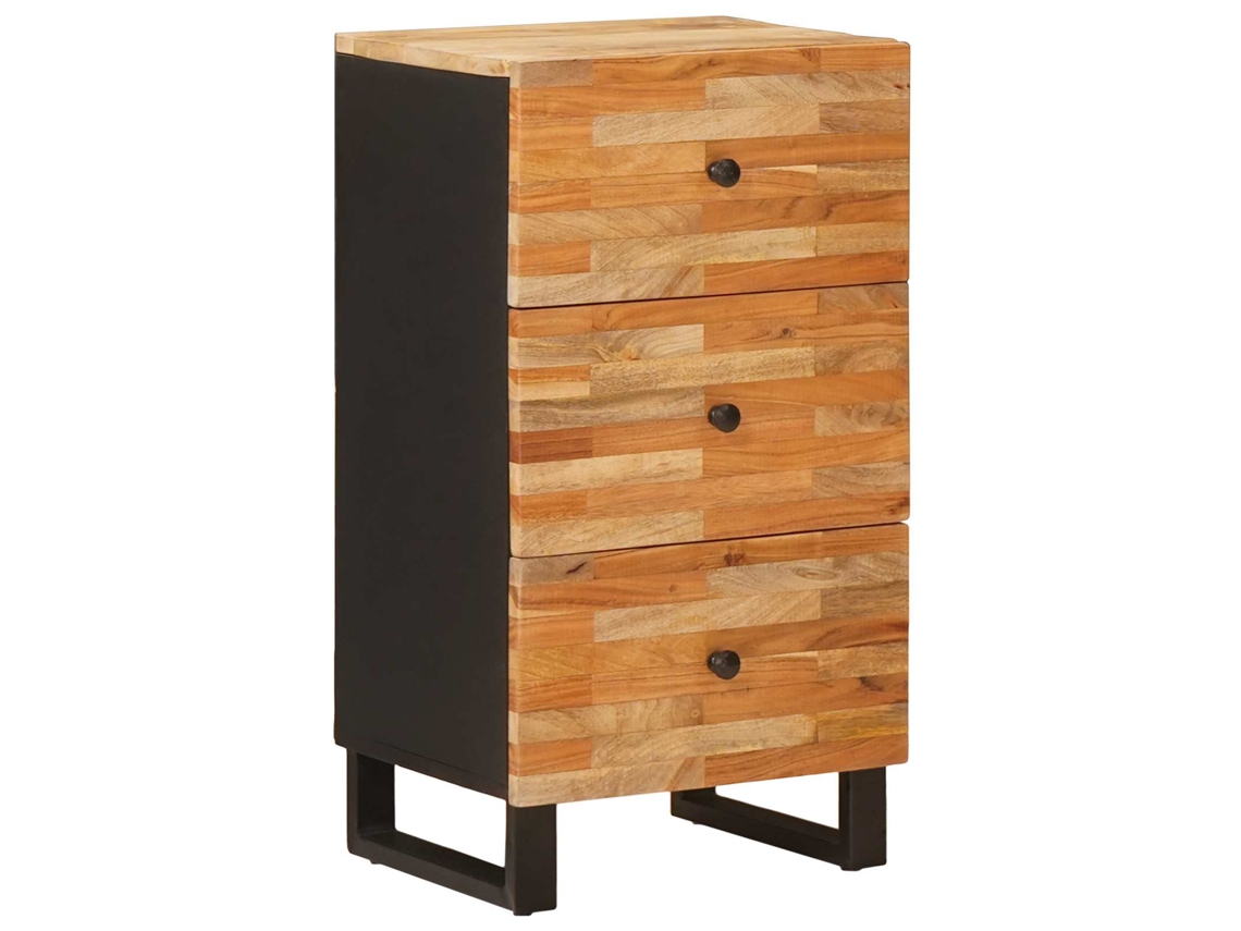 Vidaxl Armário Lateral Com Gaveta Castanho 40 X 33 X 75 Cm