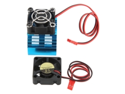 Dissipador De Calor E Ventilador Para Motor F540 550 3650 3660 Em Alumínio E Plástico Azul Hobbyfans