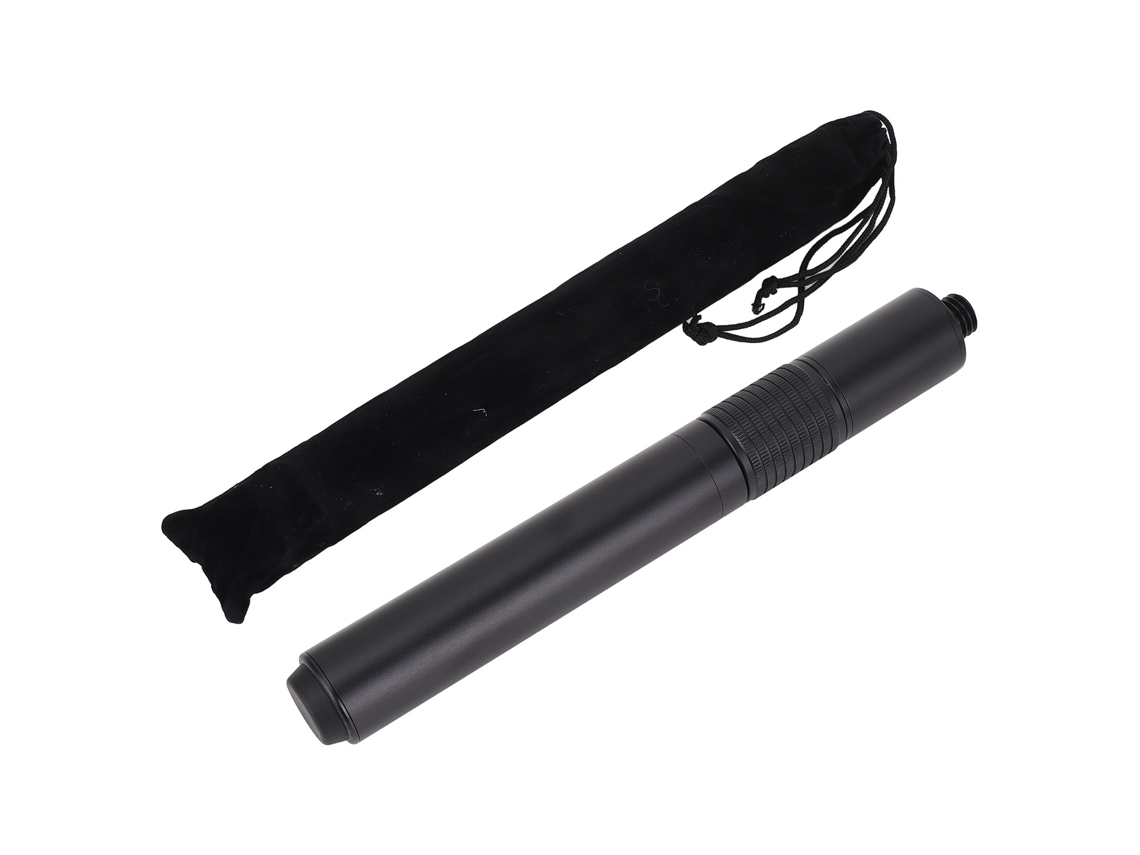 Mali extensor Telescópico para Taco de Bilhar com Protetor Comprimento Ajustável 240 340mm Alumínio