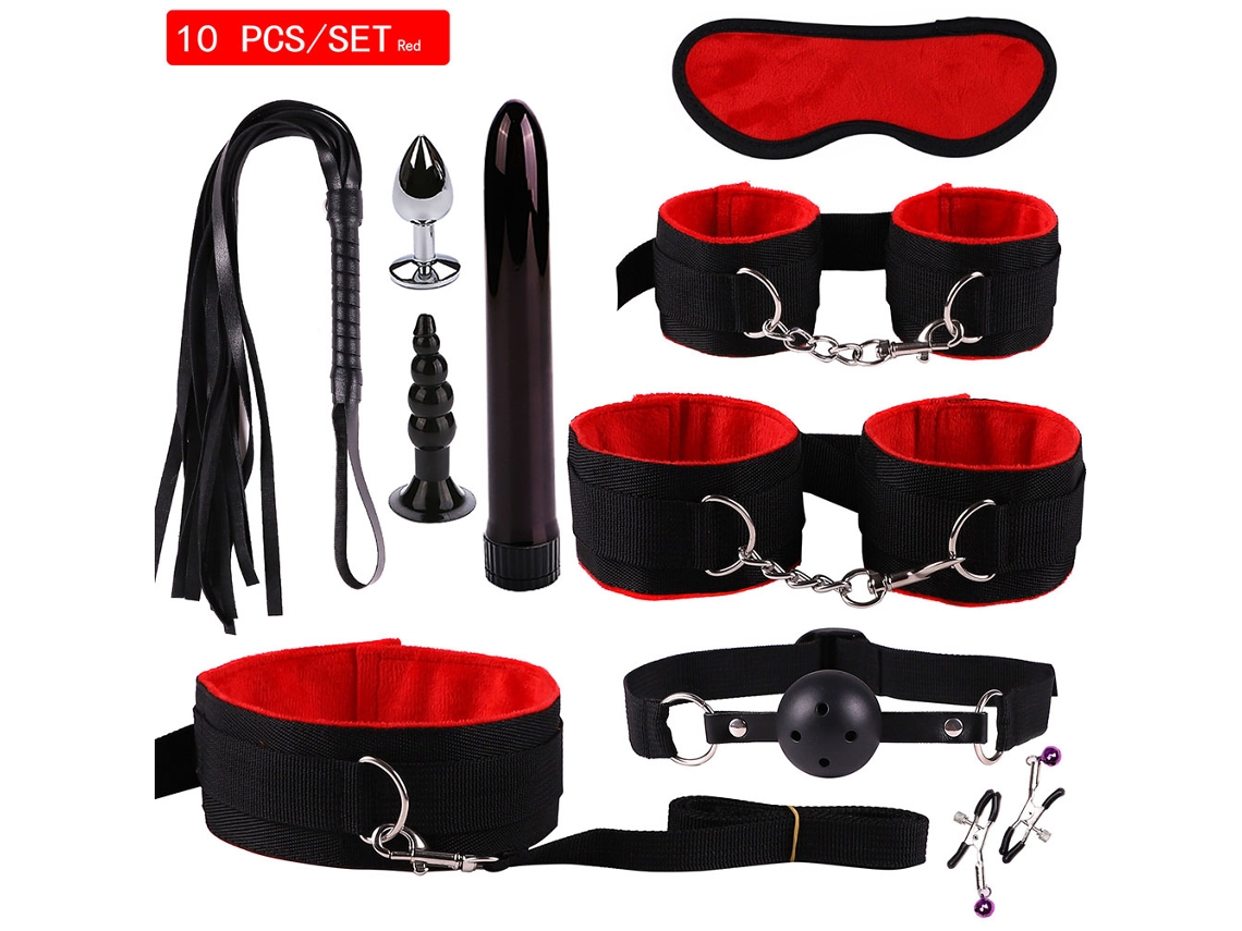 10 Piezas Conjunto De Brinquedos De Cosplay Para Parejas E Quarto Brinquedos Sexy Dsdm