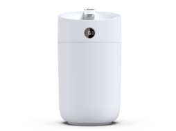 Umidificador de Névoa Fria S/MARCA 3L, Display de Umidade, Bicos Duos, Luz LED Noturna, USB
