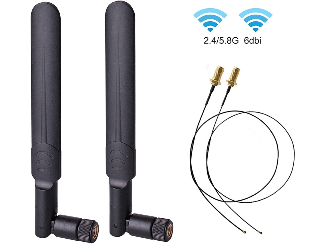 Antena 4g Lte 8dbi Sma Macho(pacote Com 2) Compatível Roteador Cpe Wireless, Hotspot E Gateway Móvel